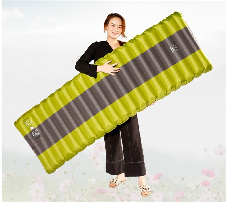 Outdoor Camping Inflatable Cushion Sleeping Bed Beach Picnic Travel Thick Waterproof Ultralight Portable Air Mattress Tent Mats