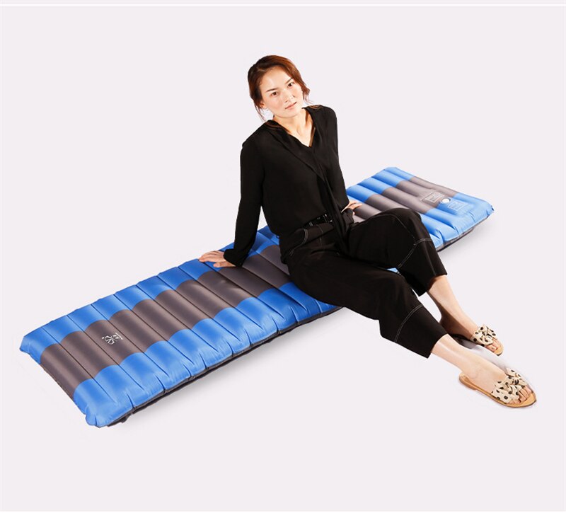 Outdoor Camping Inflatable Cushion Sleeping Bed Beach Picnic Travel Thick Waterproof Ultralight Portable Air Mattress Tent Mats