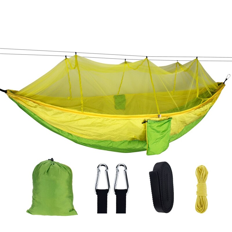 Mosquito Resistant Portable Hanging Tent Top Quality Outdoor Camping Garden Hammock 1-2 Person Insect Net Strength Sleep Swing