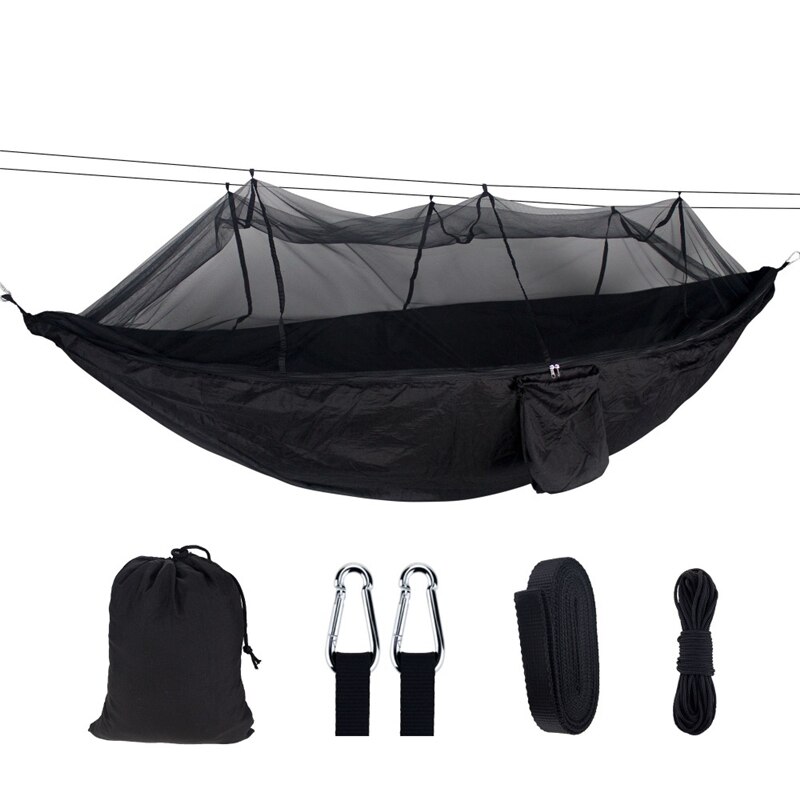 Mosquito Resistant Portable Hanging Tent Top Quality Outdoor Camping Garden Hammock 1-2 Person Insect Net Strength Sleep Swing