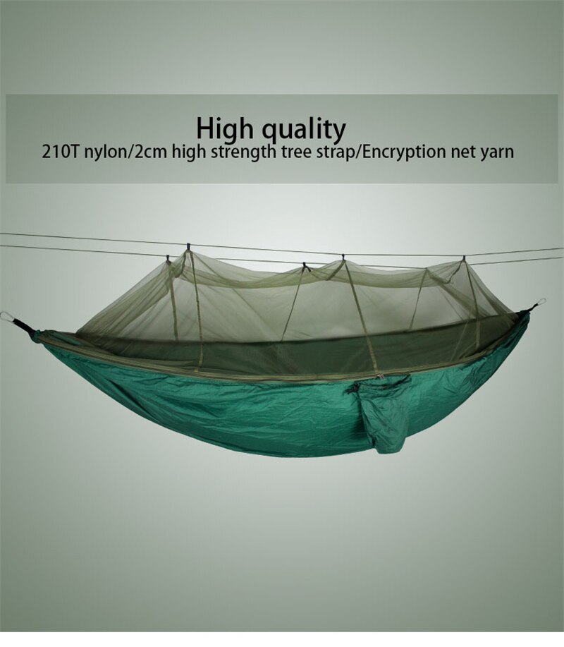 Mosquito Resistant Portable Hanging Tent Top Quality Outdoor Camping Garden Hammock 1-2 Person Insect Net Strength Sleep Swing