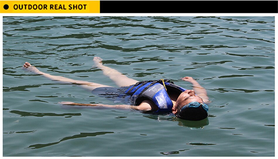 Outdoor High Buoyancy Adult Swimming Life Jacket Portable Rafting Snorkeling Vest Swimsuit Camping Fishing Safety Survival Vest