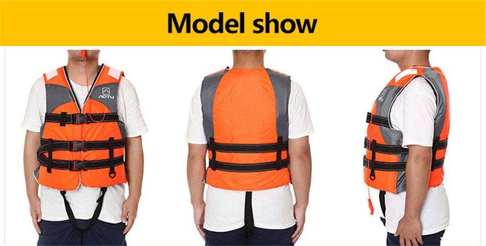 Outdoor High Buoyancy Adult Swimming Life Jacket Portable Rafting Snorkeling Vest Swimsuit Camping Fishing Safety Survival Vest
