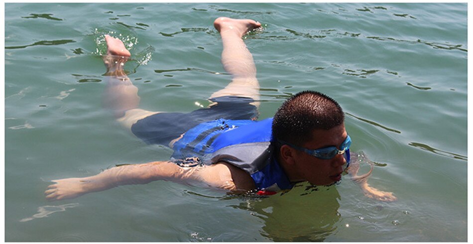 Outdoor High Buoyancy Adult Swimming Life Jacket Portable Rafting Snorkeling Vest Swimsuit Camping Fishing Safety Survival Vest