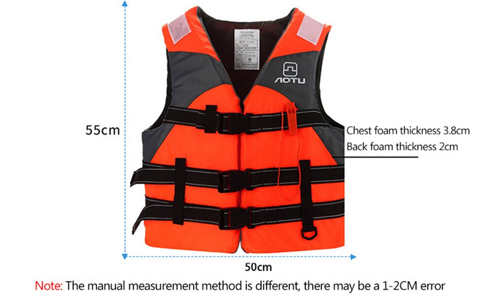 Outdoor High Buoyancy Adult Swimming Life Jacket Portable Rafting Snorkeling Vest Swimsuit Camping Fishing Safety Survival Vest