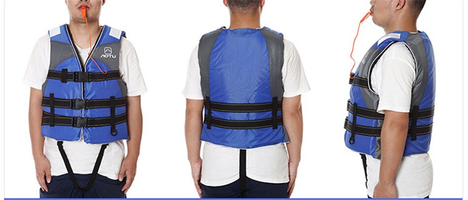 Outdoor High Buoyancy Adult Swimming Life Jacket Portable Rafting Snorkeling Vest Swimsuit Camping Fishing Safety Survival Vest