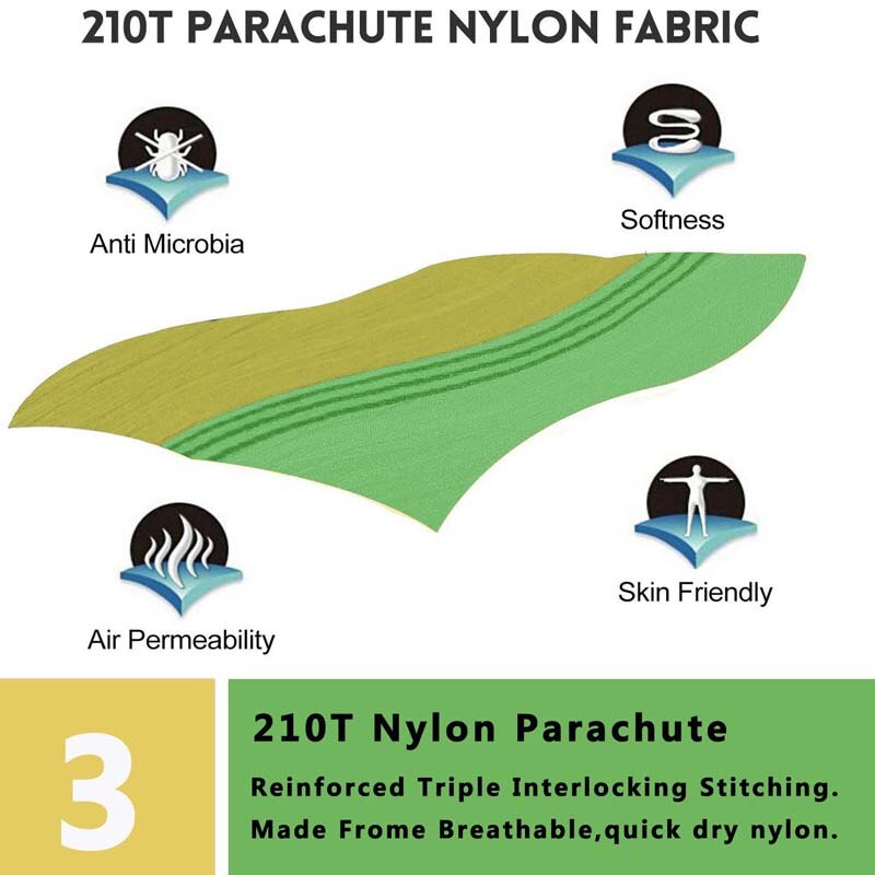 Ultralight Nylon Parachute Hammock Camping Survival Garden  Hunting Leisure Hamac Travel Double Person Hamak Free shipping