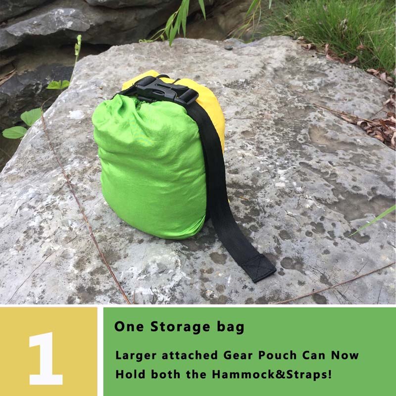 Ultralight Nylon Parachute Hammock Camping Survival Garden  Hunting Leisure Hamac Travel Double Person Hamak Free shipping