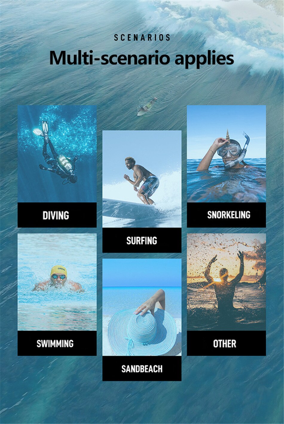 3MM Neoprene Thickened Warmth And Sunscreen Wetsuit One-Piece Long-Sleeved Wetsuit Water Surfing Snorkeling Swimming Swimsuit