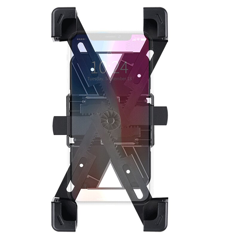 Bike Phone Holder Stand Anti Shake 360&deg; Rotation Adjustable Smartphone Mount Bracket Motorcycle Bicycle Cell Mobile Phone Mount