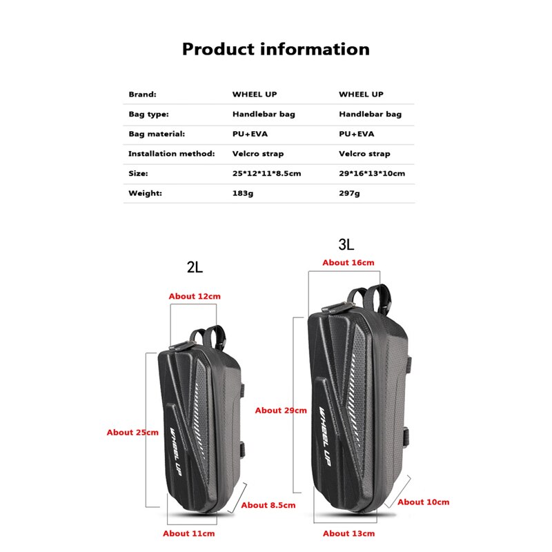 Electric Scooter Front Bag Accessories Head Handle Bag Universal Storage Hanging Balance Car Scooter Front Charger Carry Bags