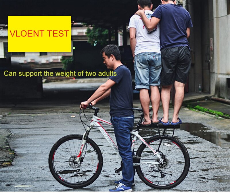 Bike Rack Bicycle Luggage Carrier Cargo Rear Rack Aluminum Alloy MTB Bike Install Tool Shelf Cycling Quality Seatpost Bag Holder