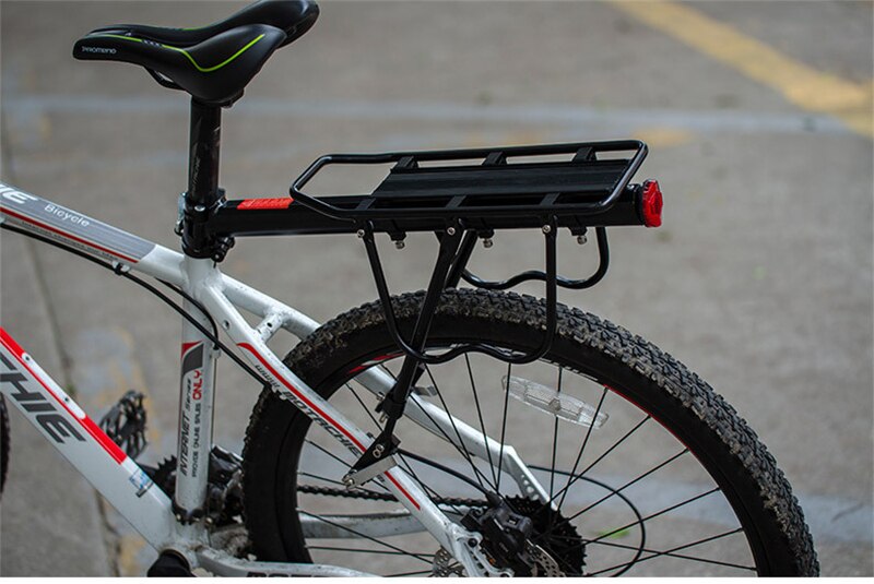 Bike Rack Bicycle Luggage Carrier Cargo Rear Rack Aluminum Alloy MTB Bike Install Tool Shelf Cycling Quality Seatpost Bag Holder