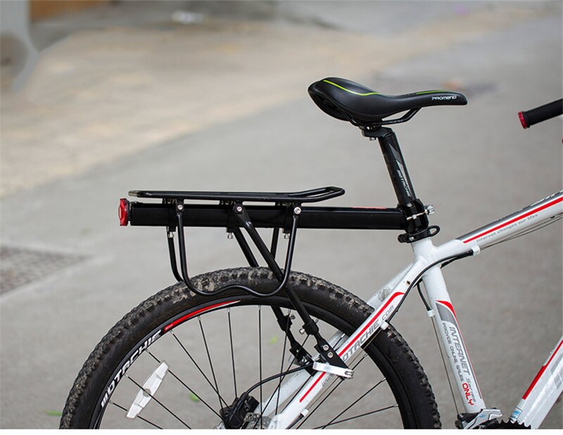 Bike Rack Bicycle Luggage Carrier Cargo Rear Rack Aluminum Alloy MTB Bike Install Tool Shelf Cycling Quality Seatpost Bag Holder