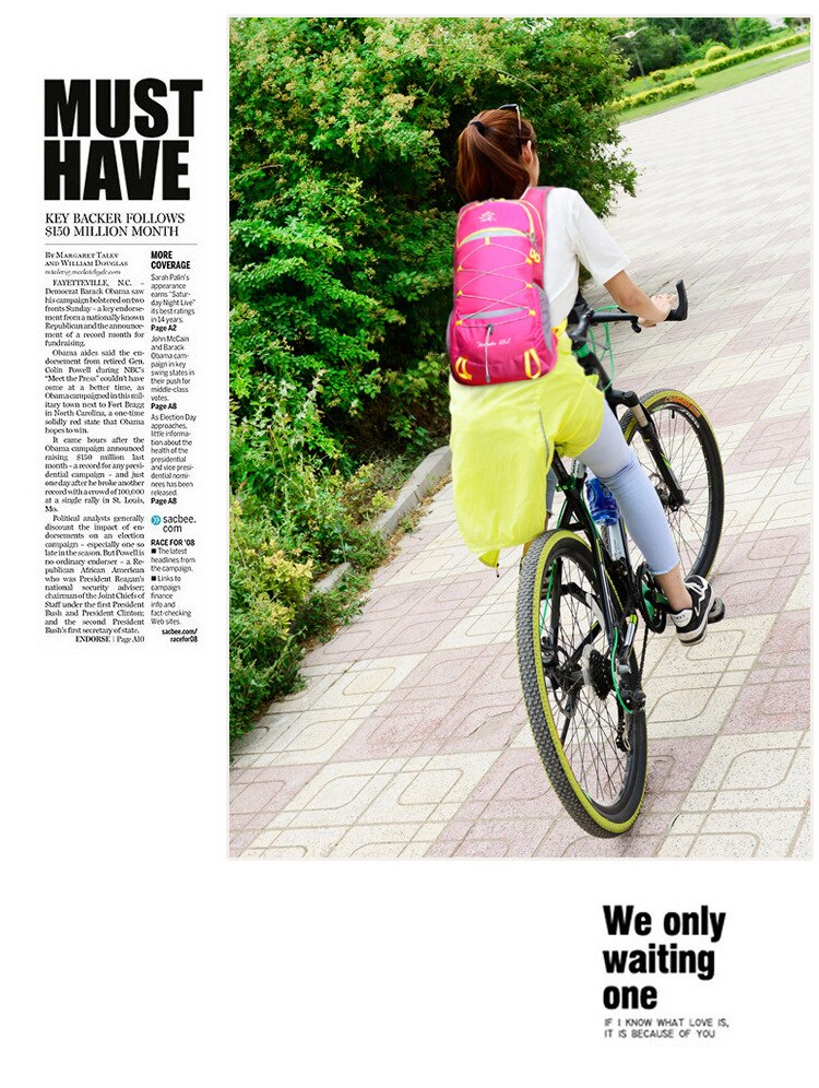 Unisex 25L Outdoor Climbing Hiking Backpack Nylon Waterproof Breathable Vest Marathon Running Cycling Backpack Riding Travel Bag