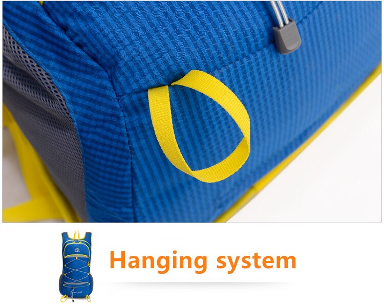 Unisex 25L Outdoor Climbing Hiking Backpack Nylon Waterproof Breathable Vest Marathon Running Cycling Backpack Riding Travel Bag