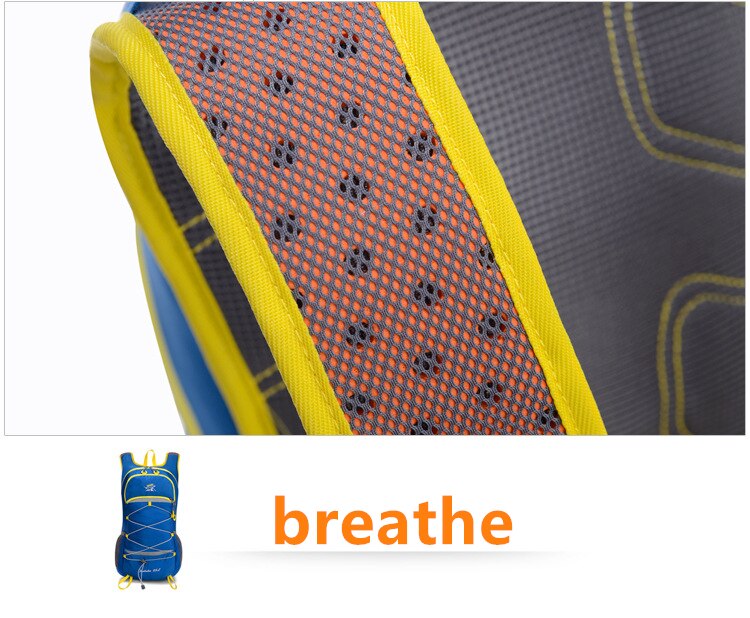 Unisex 25L Outdoor Climbing Hiking Backpack Nylon Waterproof Breathable Vest Marathon Running Cycling Backpack Riding Travel Bag