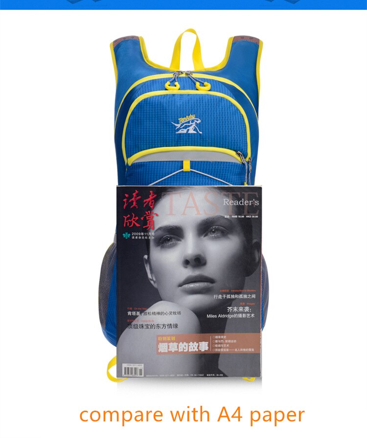 Unisex 25L Outdoor Climbing Hiking Backpack Nylon Waterproof Breathable Vest Marathon Running Cycling Backpack Riding Travel Bag