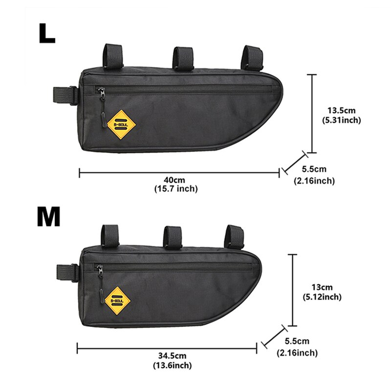 New Bike Bag Triangle Bicycle Front Tube Frame Bags Outdoor Triangle Bicycle Front Bag Bike Cycling Pouch Frame Repair Tool Bags
