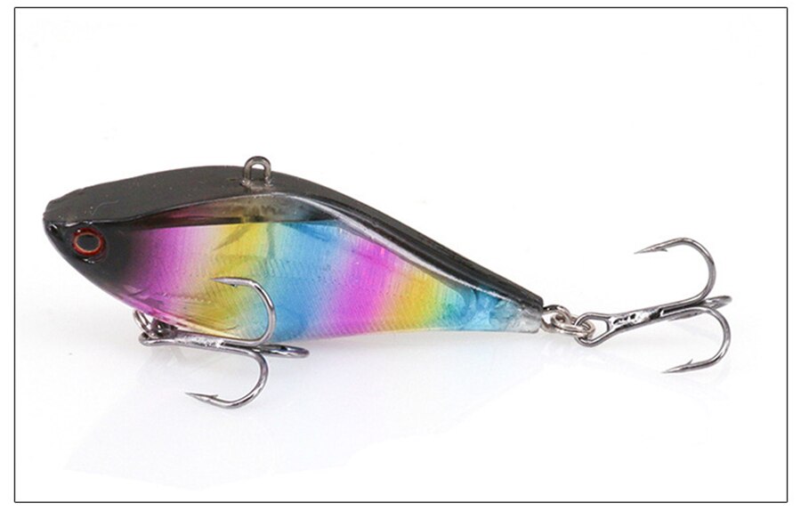 4PCS VIB Fishing Lures 6.5cm 9.8g Sinking Artificial Hard Bait Crankbait Vibration Wobblers Plastic VIB Hard Lure Fishing Tools