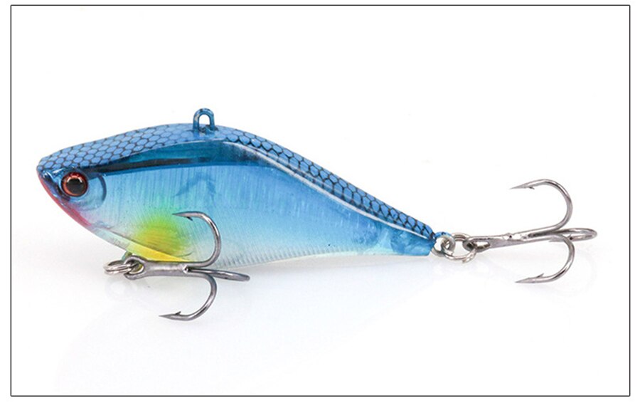 4PCS VIB Fishing Lures 6.5cm 9.8g Sinking Artificial Hard Bait Crankbait Vibration Wobblers Plastic VIB Hard Lure Fishing Tools