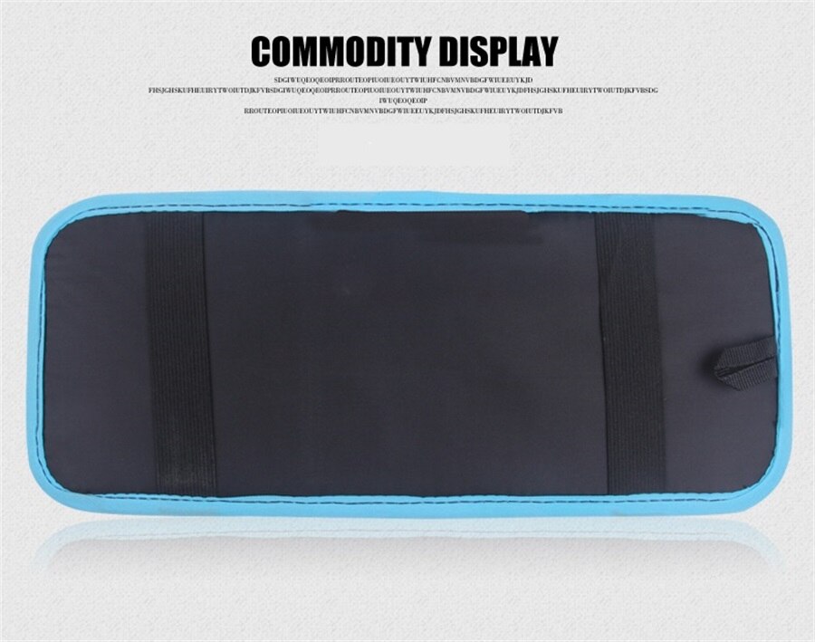 Multifunctional Car Sun Visor Car CD Glasses Fuel Card Mobile Phone Storage Bags Car Cab Co-pilot Interior Decoration Travel Bag