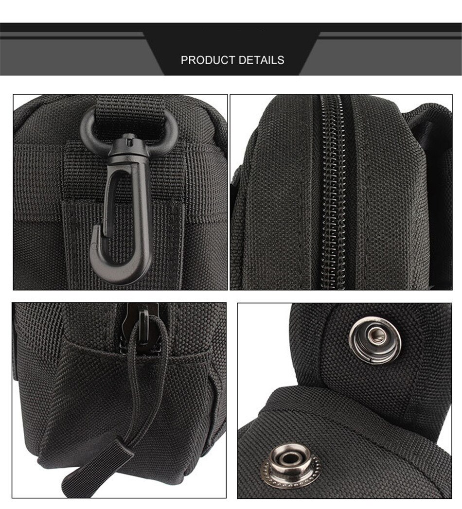 Outdoor Steel Ball Slingshot Package Multifunctional Waist Pack Molle Camo Accessories Bag Integrated Slingshot Bag For Hunting