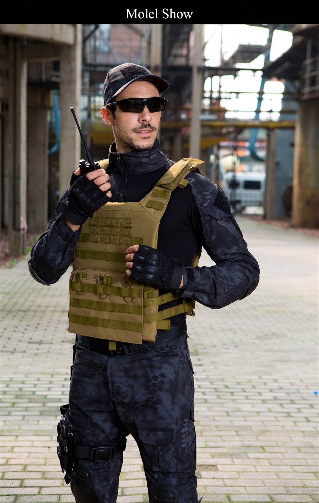 Waterproof Tactical Vest Camouflage Military Pouches MOLLE Adjustable Armor Outdoor Hunting Training Fishing CS Amphibious Vests