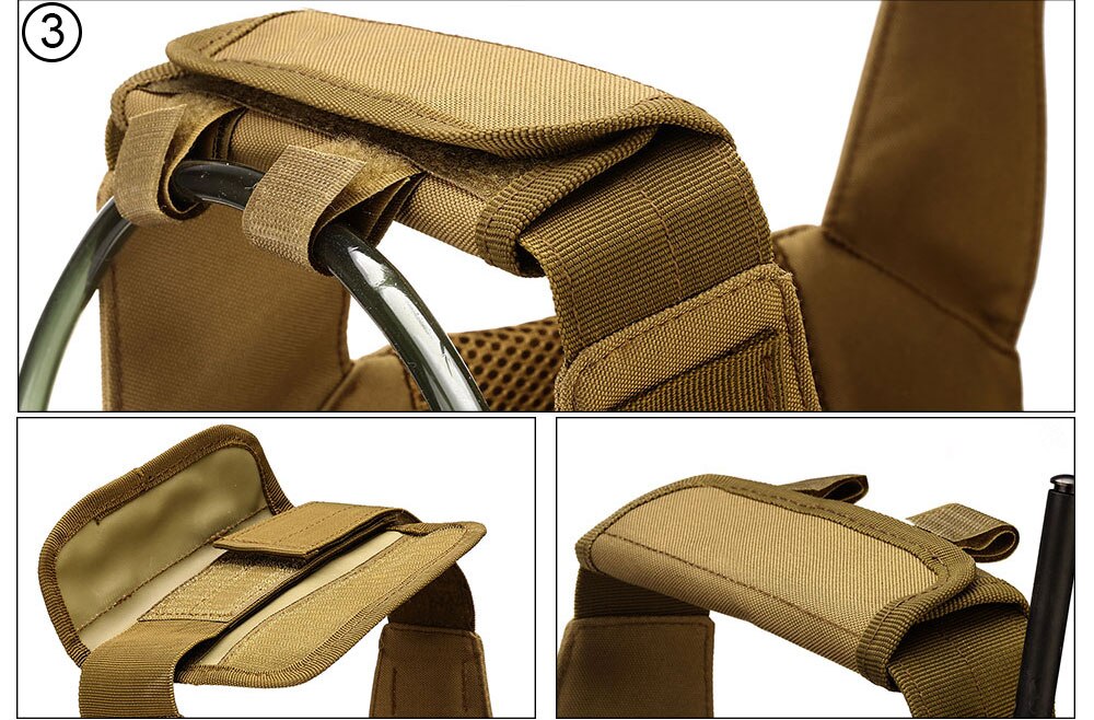 Waterproof Tactical Vest Camouflage Military Pouches MOLLE Adjustable Armor Outdoor Hunting Training Fishing CS Amphibious Vests