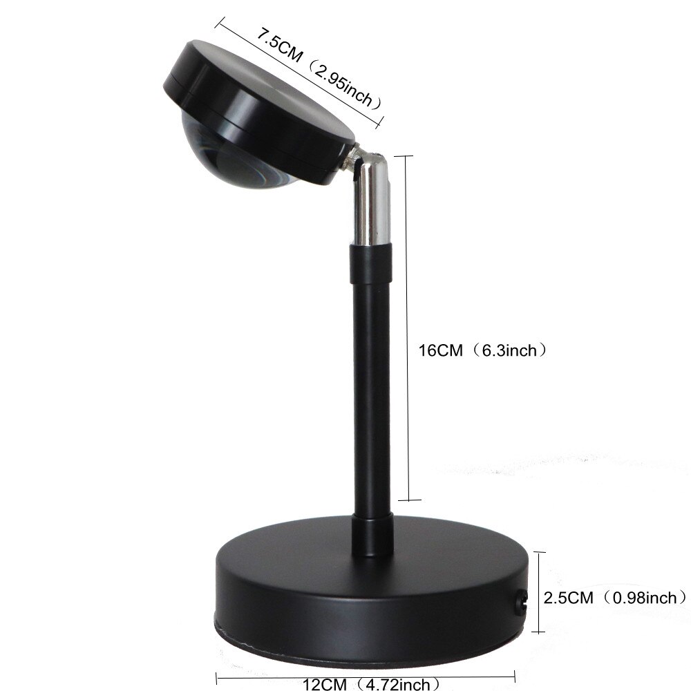 Smart Bluetooth Night Light Rainbow Sunset Projector Lamp for Home Coffe shop Background Wall Decoration Atmosphere Table Lamp