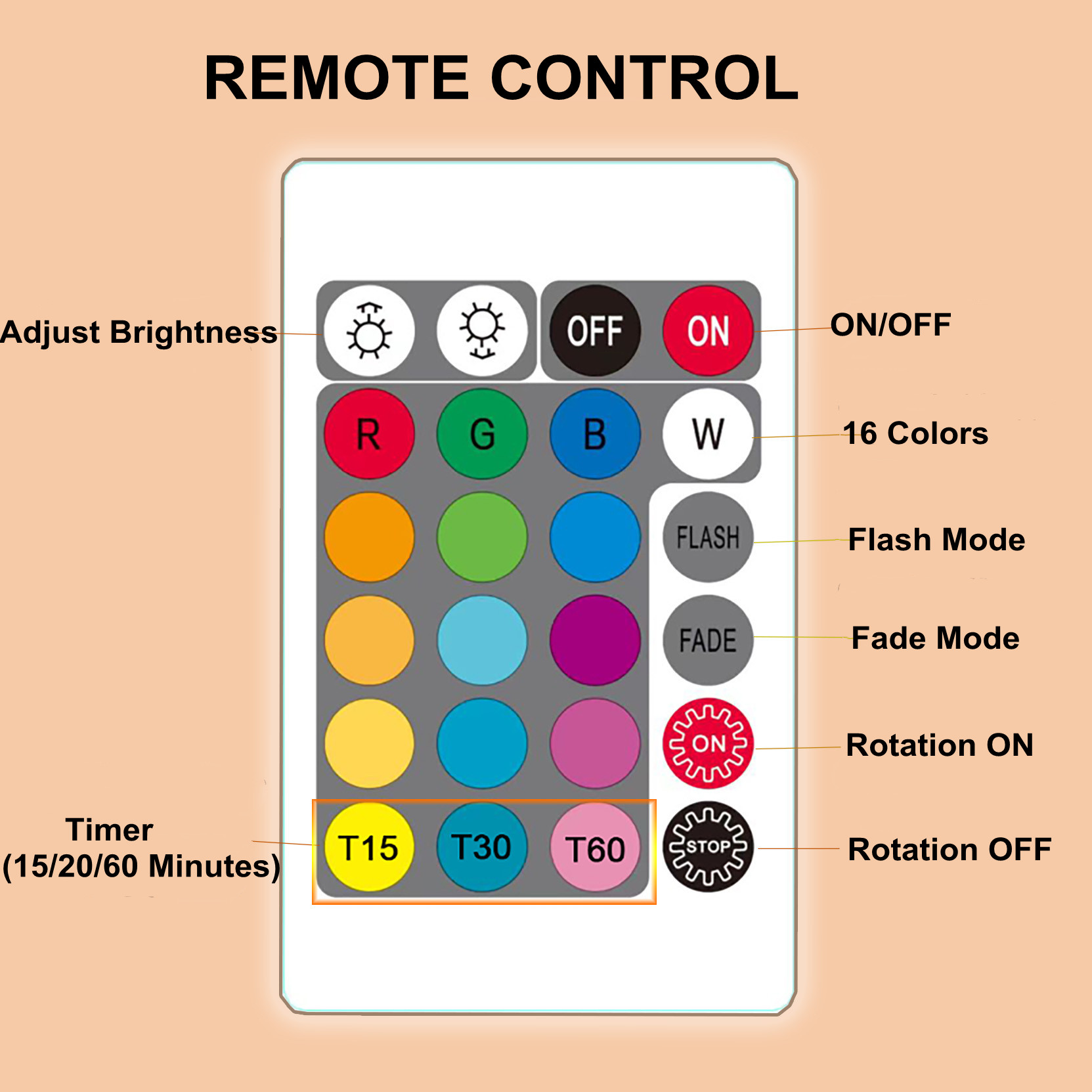 16 Colors Creative 3D Led Moon Night Lamp 360&deg; Rotating Lunar Night Light for Home Office Room Touch Control Desktop Moon Lamp