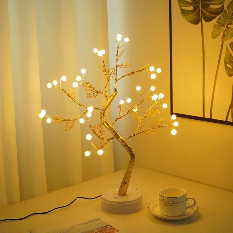LED Night Light Atmosphere Christmas Tree Night Lamp For Kids Bedroom Home Decor USB/Battery Fairy Table lamp Holiday lighting