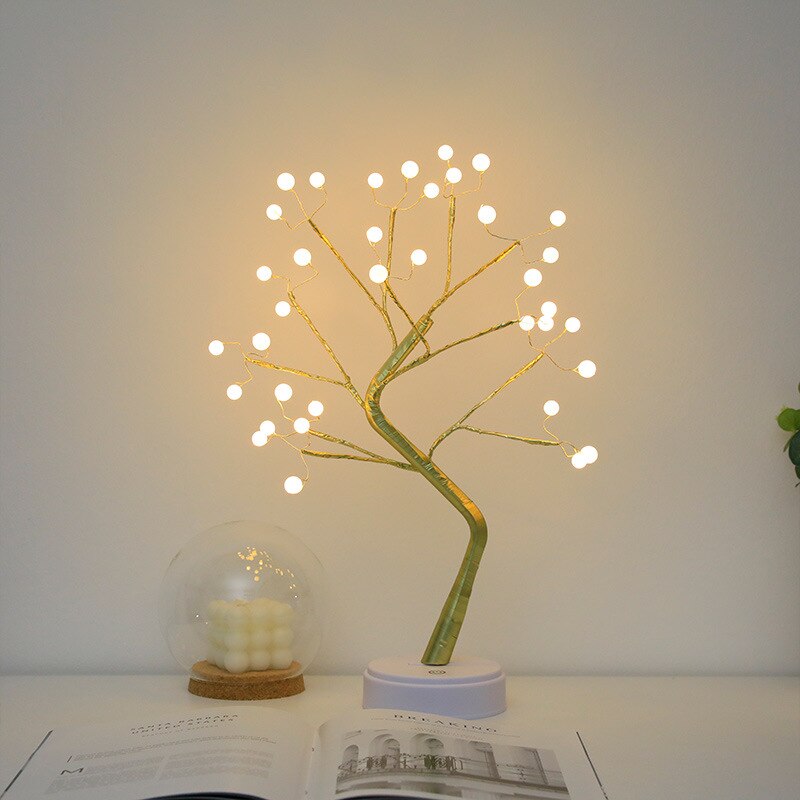 LED Night Light Atmosphere Christmas Tree Night Lamp For Kids Bedroom Home Decor USB/Battery Fairy Table lamp Holiday lighting