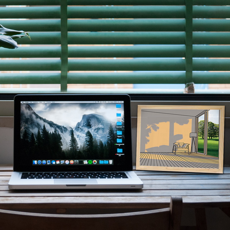 DIY LED Light Painting USB Dimming Bedside Drawing Night Lights Creative Table Lamp Simulate Wooden Photos Decorative Lamps