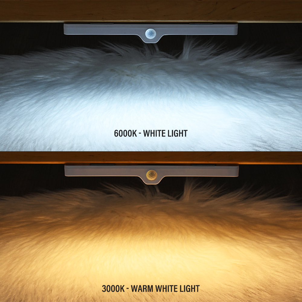 Led Human Body Induction Night Lights USB Charging Magnetic Night Light Dimmable for Bedroom Cabinet Wardrobe Drawer Lighting