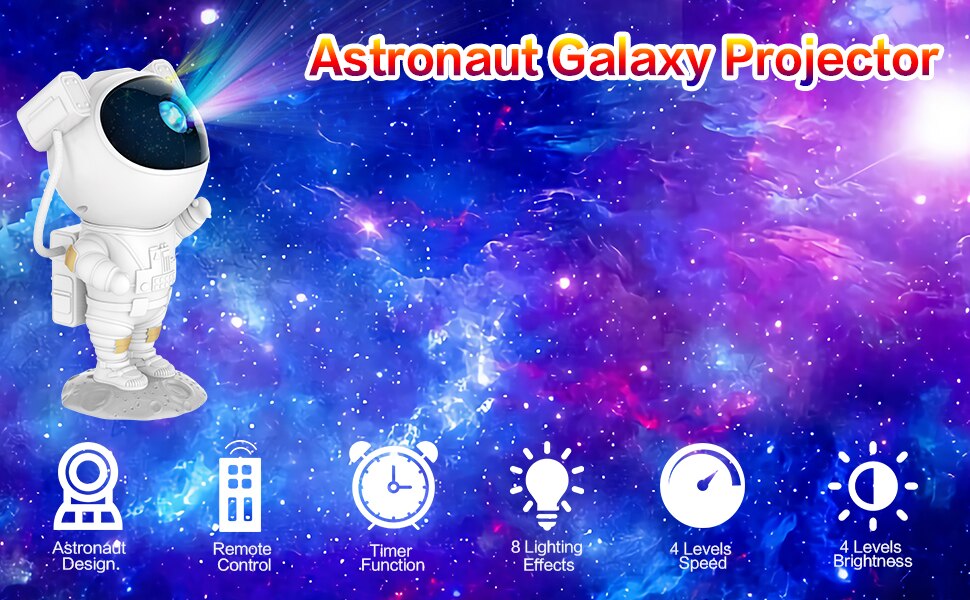 Galaxy Star Ocean Projector Night Lights by Music Speaker Starry Sky Projection Lamp for Home Room Decor Kids  Adults Baby Gift