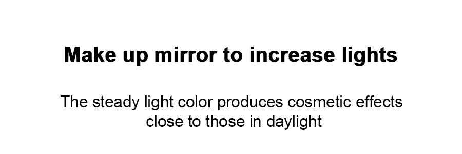 Magnetic Wooden LED Vanity Light 360&deg; Rotatable Mirror Light USB Charging Night Light Touch Wall Light Bedroom Bedside Lamp Home