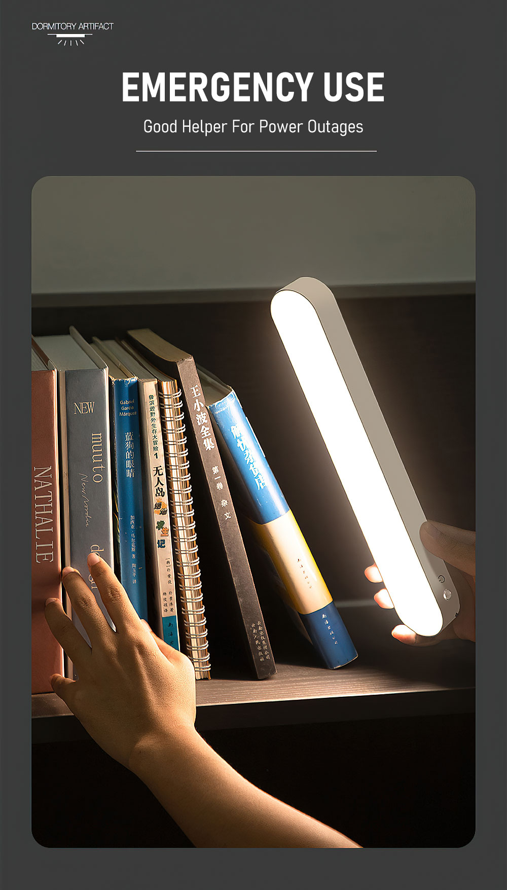 LED Motion Sensor Night Light with Remote Control Table Lamp USB Charging Eye-Care Adjustable Brightness Desk Light Night Lights