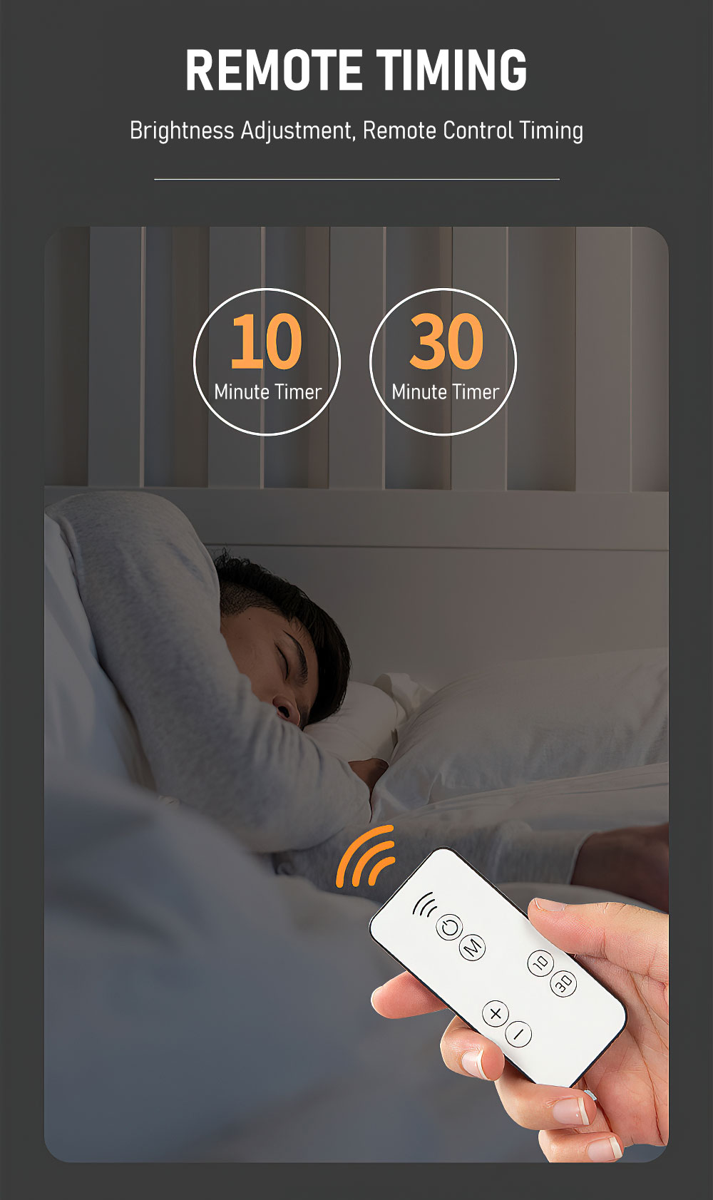 LED Motion Sensor Night Light with Remote Control Table Lamp USB Charging Eye-Care Adjustable Brightness Desk Light Night Lights