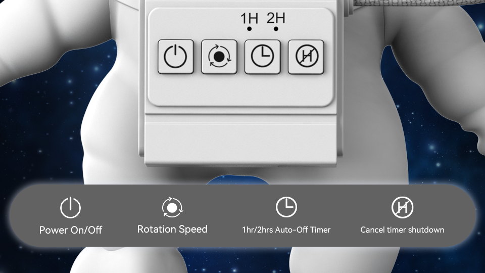 Rocket Astronaut Galaxy Projector Night Light Starry Sky Projector 360&deg; Rotate Planetarium LED Projector Lamp For Kids Bedroom