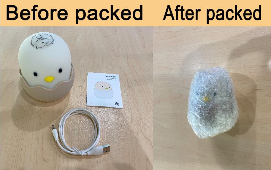 Led Children Touch Night Light Soft Silicone USB Rechargeable Bedroom Decor Kids Gift Animal Egg Shell Dragon Bedside Night Lamp