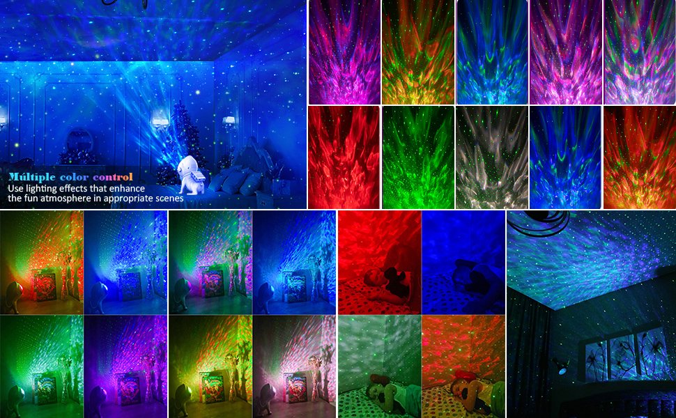 Space Dog Night Light Led Galaxy Star Astronaut Projector WiFi App Nebula Lamps For Children Bedroom Decorative Birthday Gift