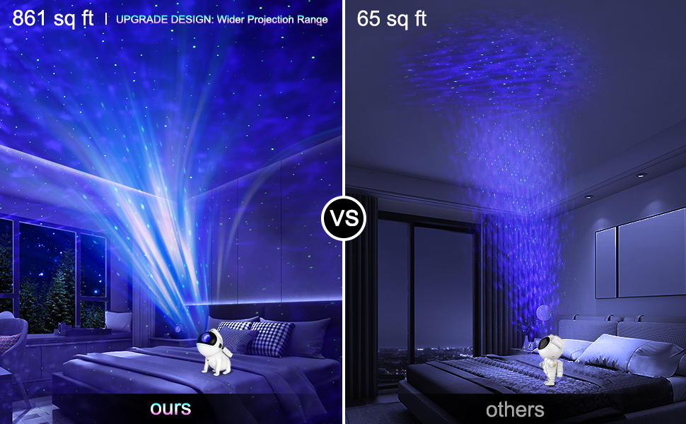 Space Dog Night Light Led Galaxy Star Astronaut Projector WiFi App Nebula Lamps For Children Bedroom Decorative Birthday Gift