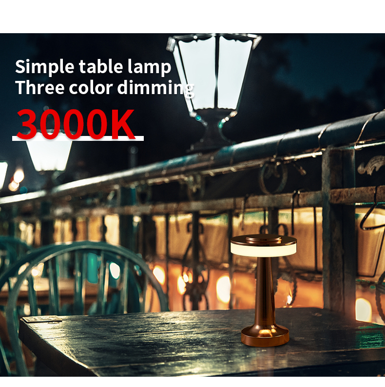 Touch Led Charging Table Lamp Creative Dining Hotel Bar Coffee Table Lamp Outdoor Night Light Living Room Decorative Desk Lamp