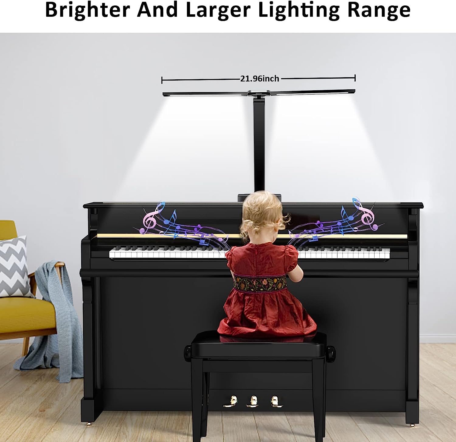 LED Double Head Reading Desk Lamp with 10W QI Wireless Charging Touch Control Dimmable Timing Eye Care Table Lamp Bedroom Decor