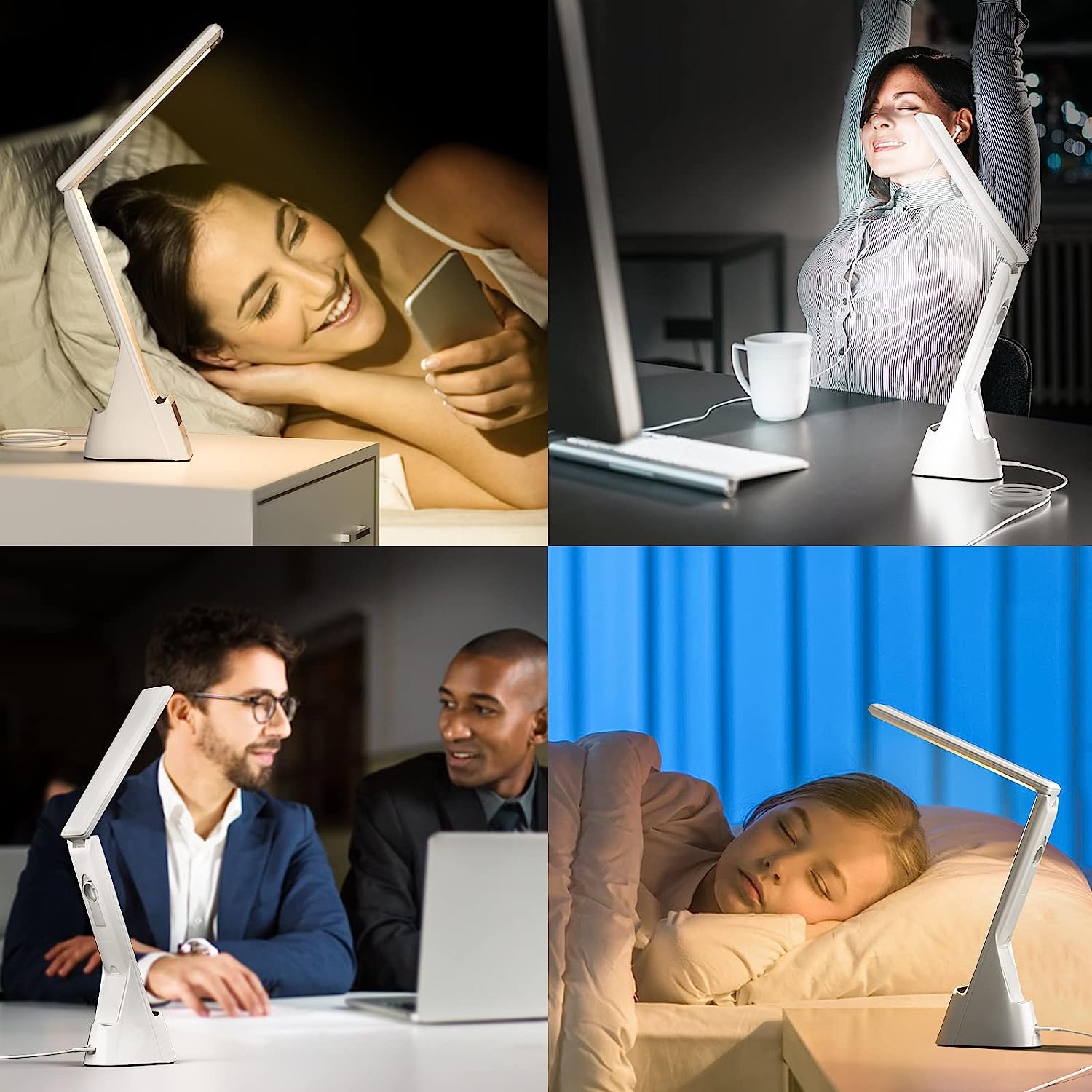Led Computer Monitor Light Bar Desk Lighting Eye Protection Screen USB RGB Light For Study Reading Table Stepless Dimming Lamp