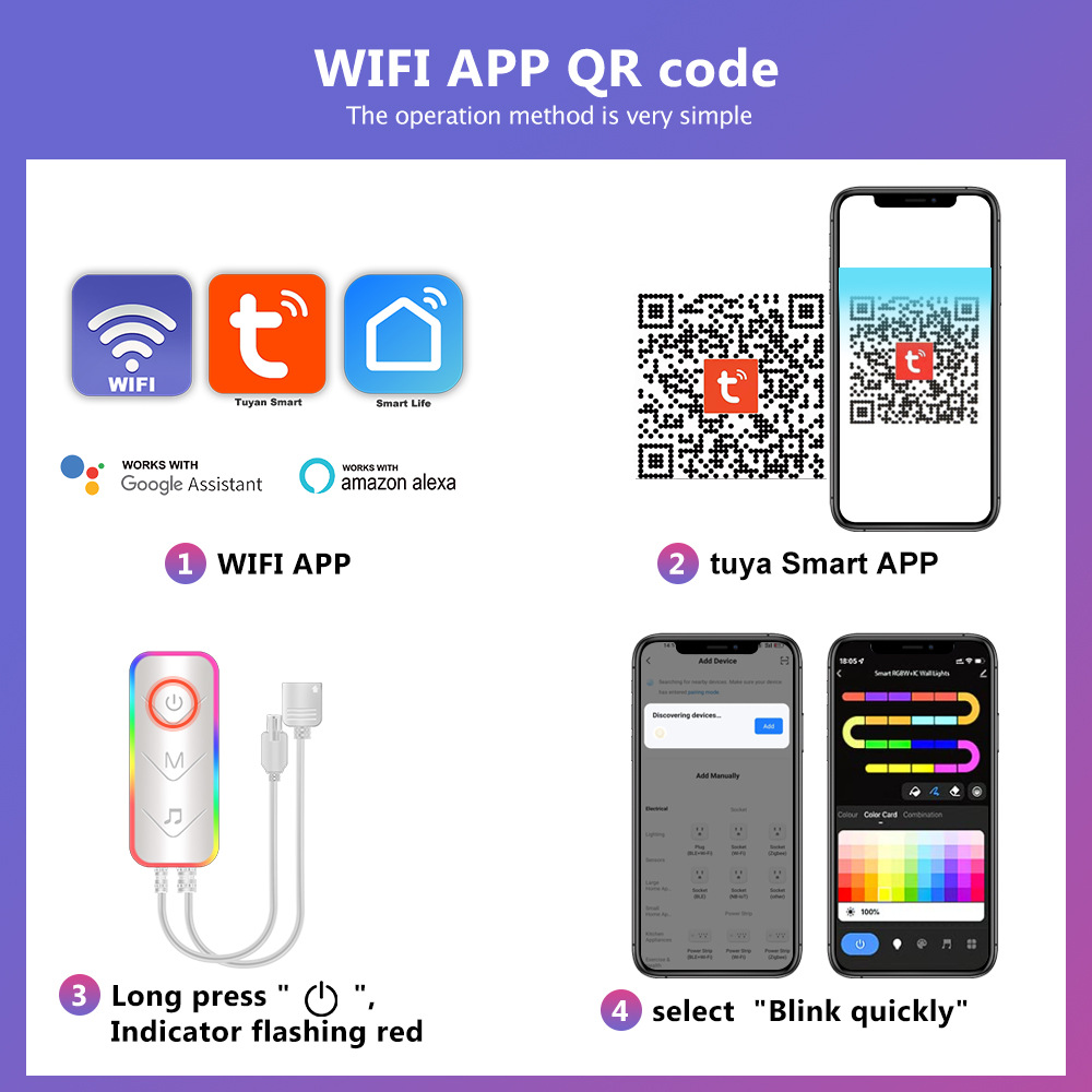 WIFI Intelligent LED Floor Lamp Round Base RGBIC Corner Light with Remote Control App Dimmable for Bedroom Game Room Living Room