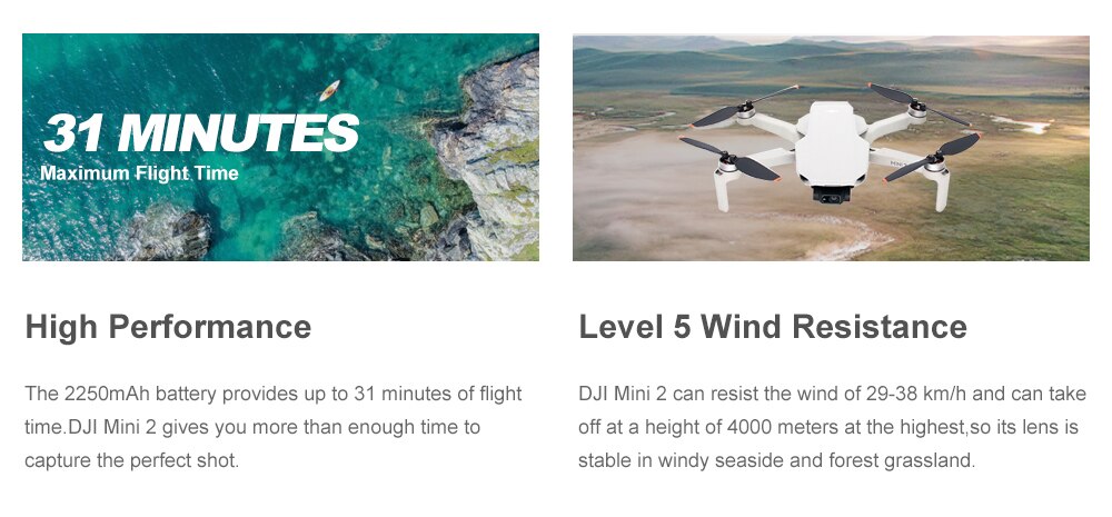 DJI&nbsp;Mini&nbsp;2&nbsp;Mavic&nbsp;Mini&nbsp;2 Fly More Combo FCC&nbsp;Drone&nbsp;RC&nbsp;Helicopter&nbsp;4K&nbsp;Camera&nbsp;Professional&nbsp;GPS&nbsp;Quadcopter&nbsp;249g&nbsp;Ultralight&nbsp;10KM HD 720