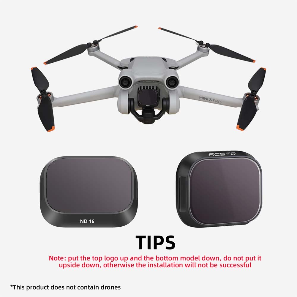 Aluminum Alloy Filter Set for DJI Mini 3 Pro Camera Optical Glass Lens Mcuv Cpl ND8 ND16 ND32 ND64 Filters Accessoires