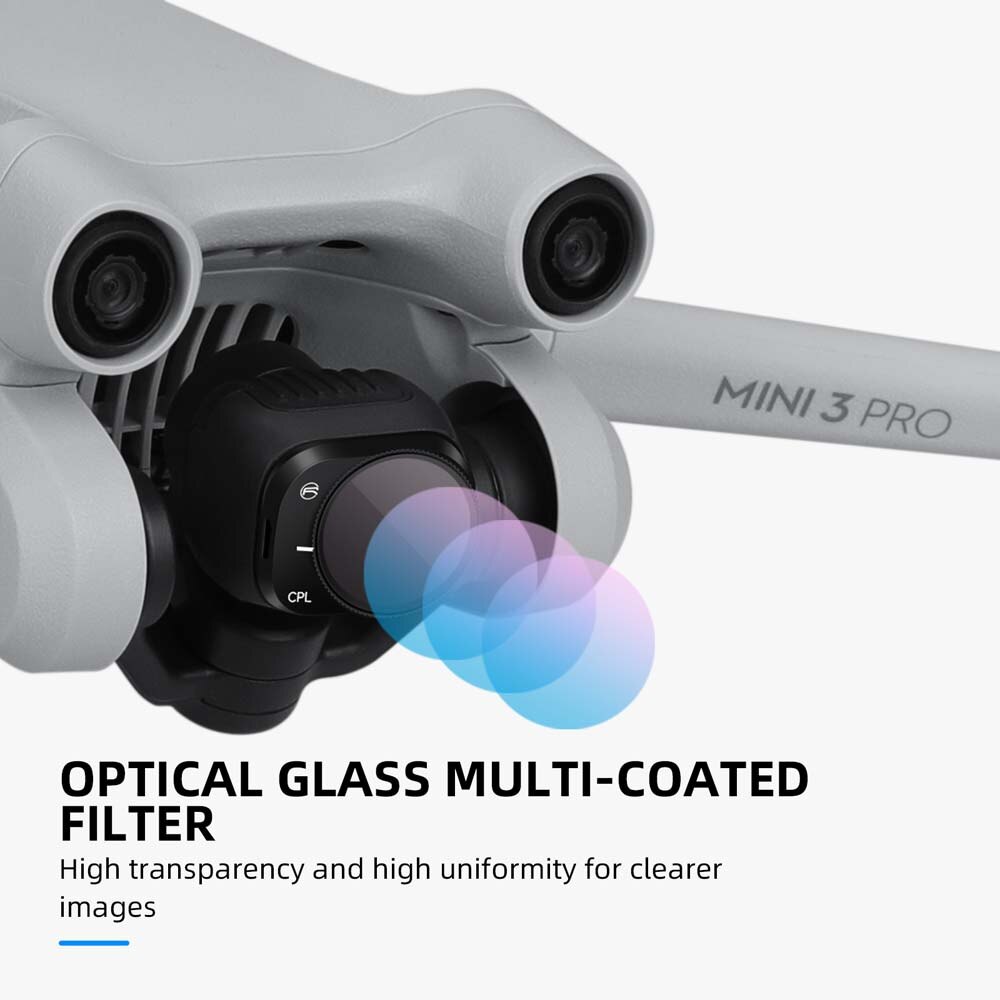 Aluminum Alloy Filter Set for DJI Mini 3 Pro Camera Optical Glass Lens Mcuv Cpl ND8 ND16 ND32 ND64 Filters Accessoires